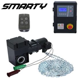 SMARTY IGV 100DC - Industrijski bocni monofazni servo motor za otvaranje/zatvaranje segmentnih garaznih vrata, 100Nm, 220VAC, sa lancem i kontrolnom jedinicom